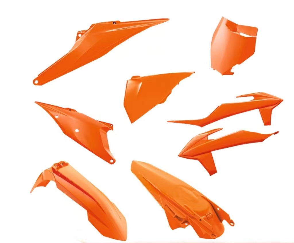 KTM Dirtbike Full Plastic Replicas Orange White Black Gray For EXC SX XC XC-F XC-W EXC-F SX-F 150 250 300 450 500